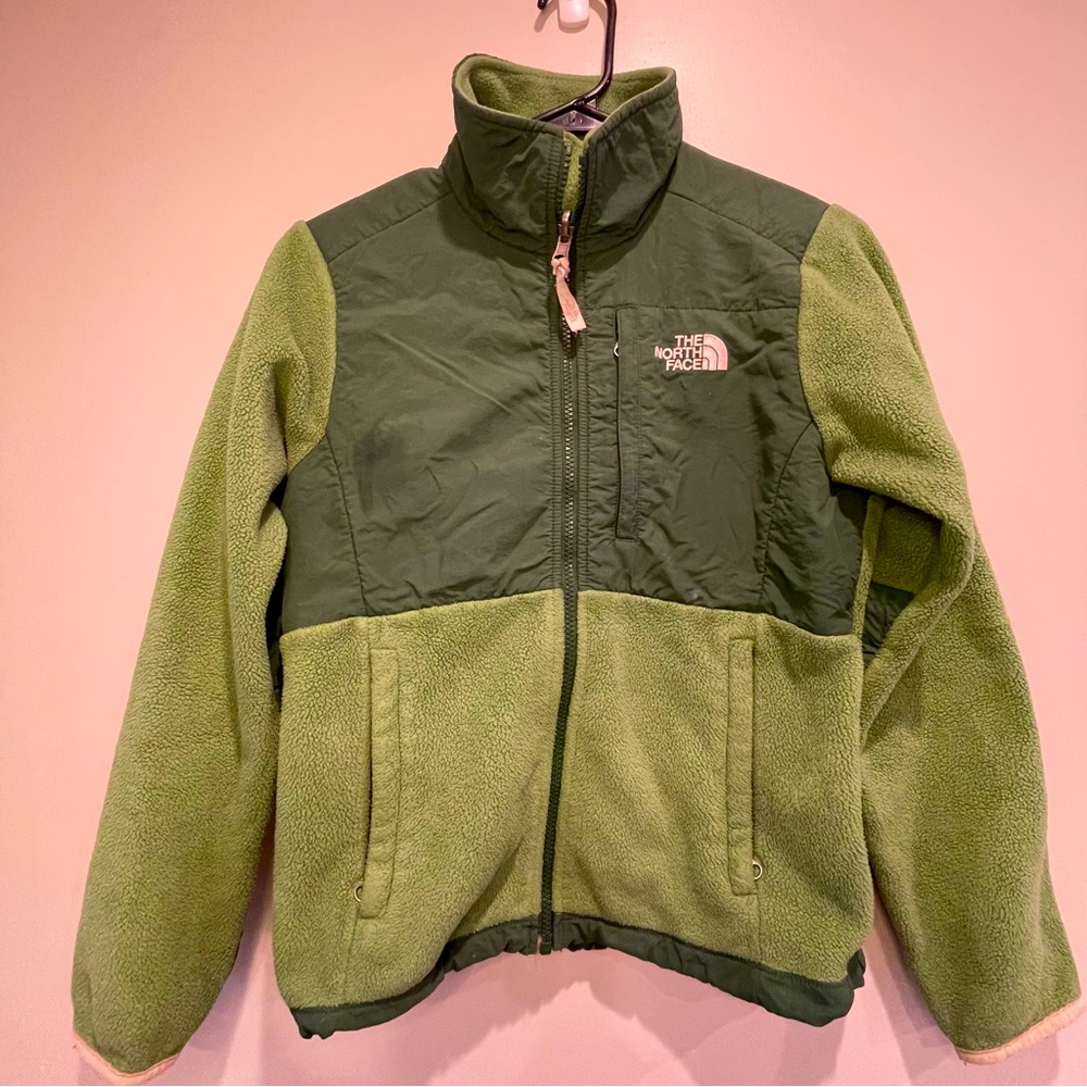 The North Face Green Winter Cold Weather Zip Up Fleece Sweater